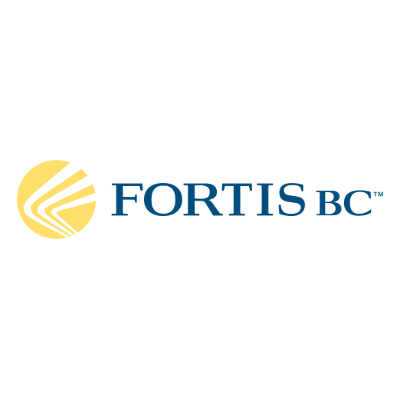 FortisBC company logo with yellow emblem